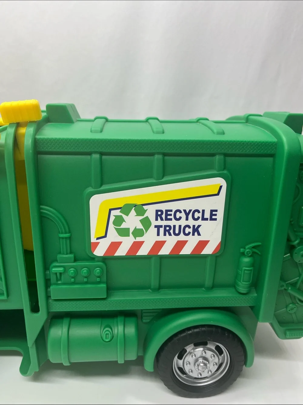 Recycle Truck Toy for Kids - Green and White
